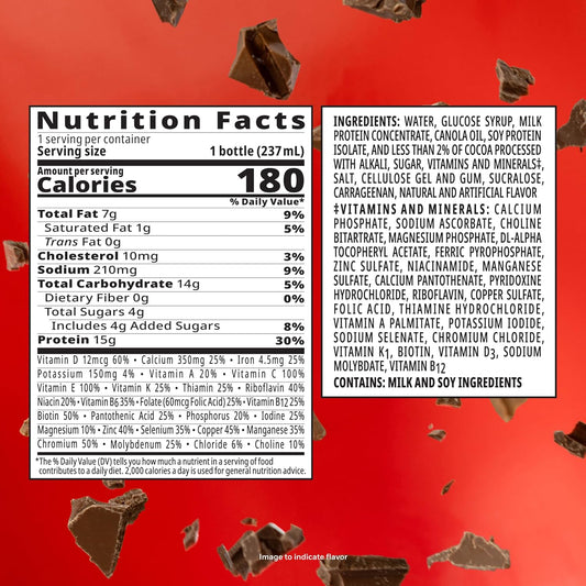 BOOST Women Balanced Nutritional Drink, Rich Chocolate, 8 FL OZ, 24 pk