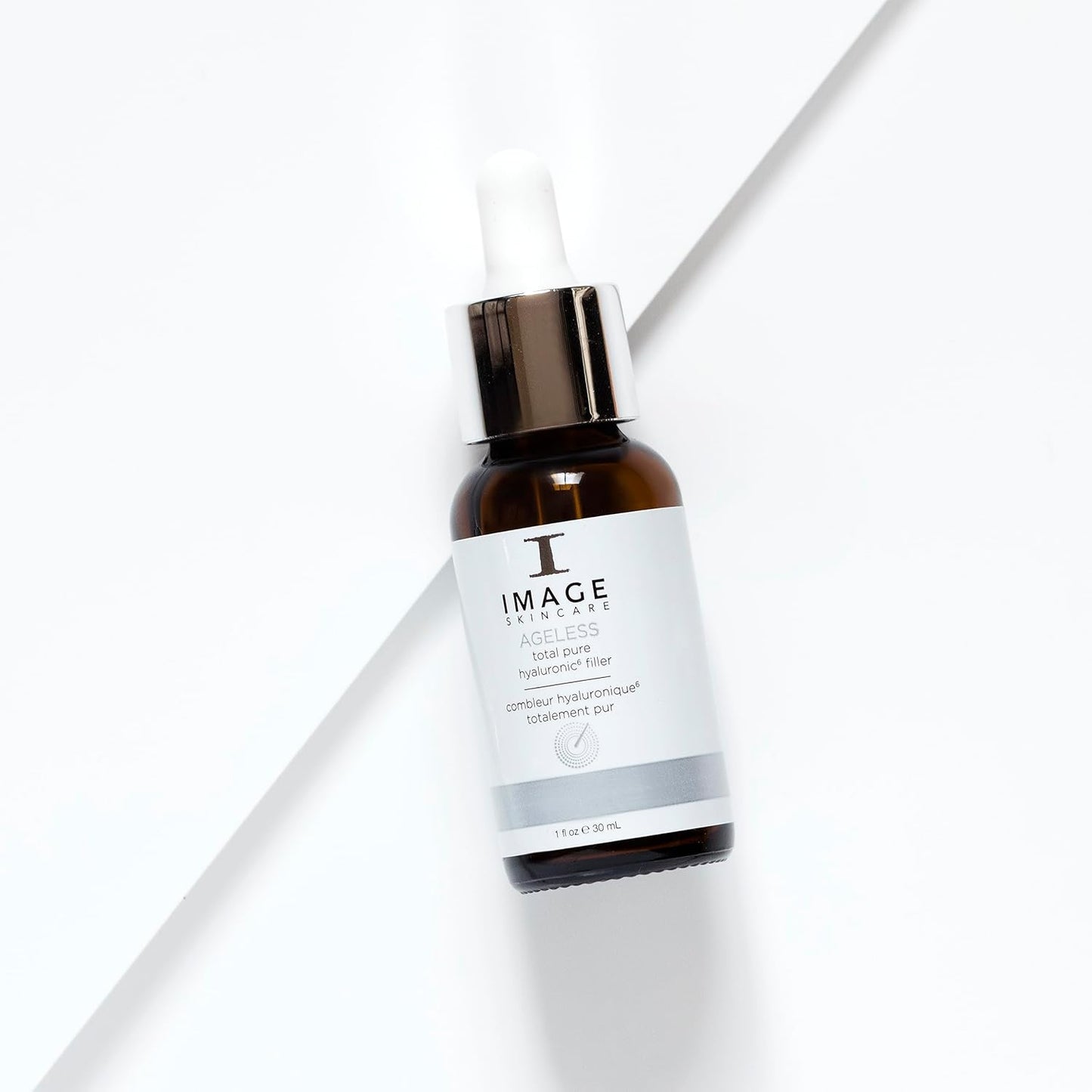IMAGE Skincare, AGELESS Total Pure Hyaluronic 6 Filler, Facial Hydration Serum, Fill in Look of Fine Lines and Smooth Appearance of Wrinkles, 1 fl oz