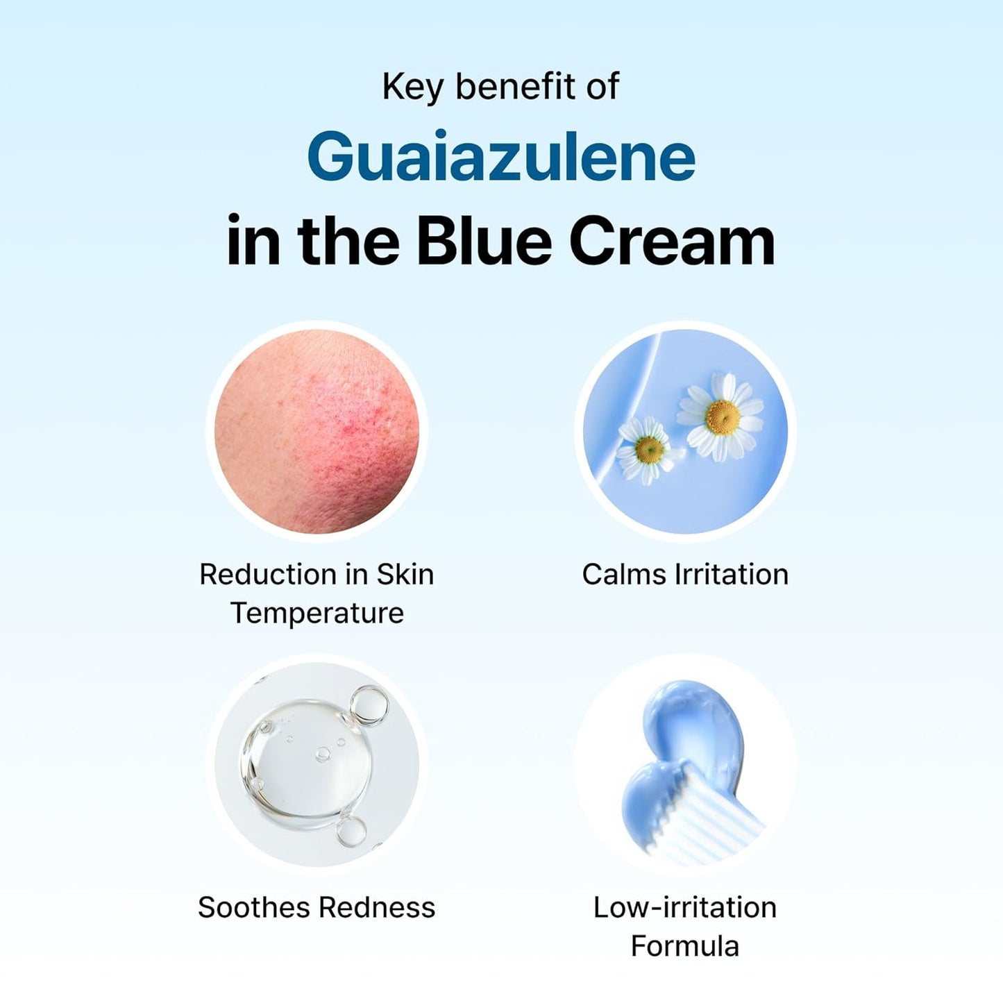 DearKlairs Midnight Blue Calming Cream | Face Moisturizer for Redness Relief, Guaiazulene, EGF & Ceramide, Non-Greasy Post-Treatment Recovery, Korean Vegan Skincare for Sensitive Skin, 2.11 oz