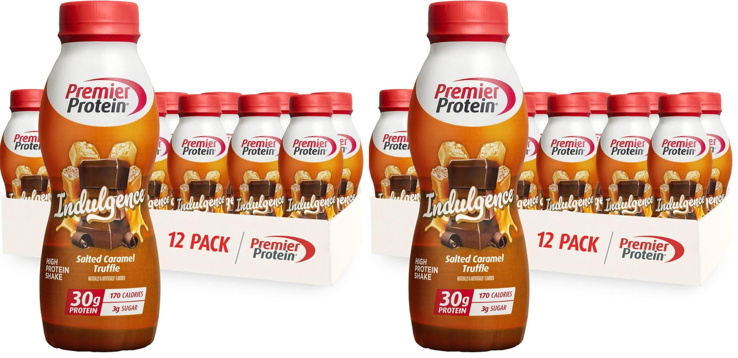 Premier Protein INDULGENCE 30g Shake, White Chocolate Raspberry, 12 Pack | Dessert-Inspired, 170 Calories, 3g Sugar, Supports Muscle Health, Gluten-Free, 11.5 oz (Packaging May Vary)