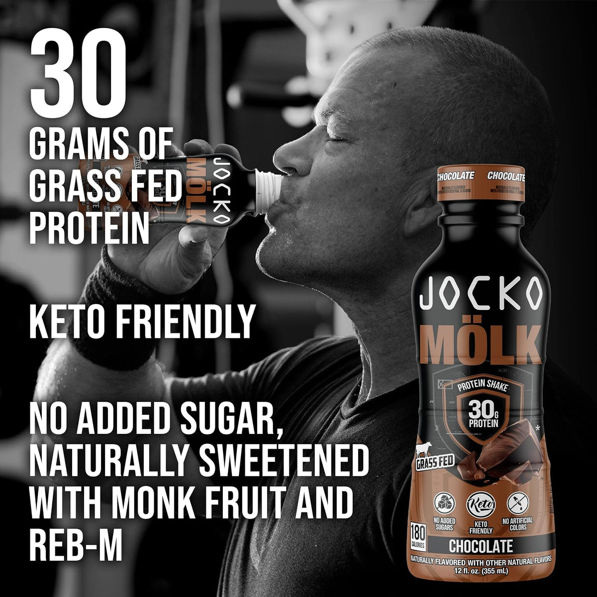 Jocko Fuel Protein Shake Bundle - Vanilla and Chocolate (24 Count)